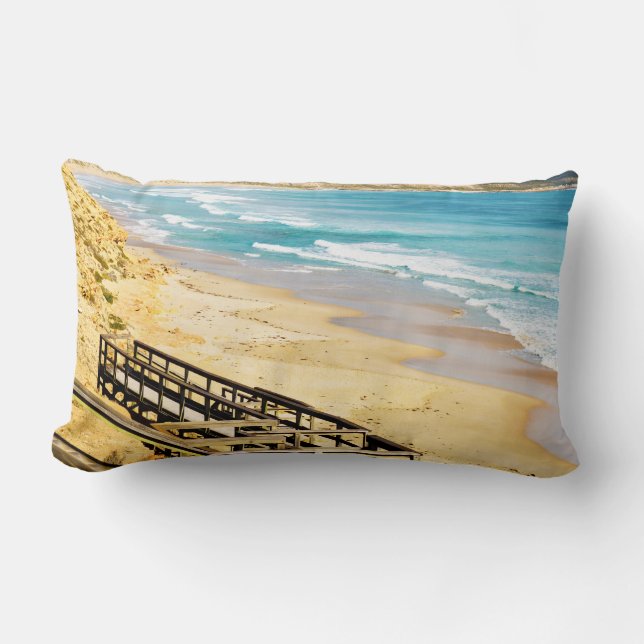 Boardwalk To The Beach, Lumbar Pillow (Front)
