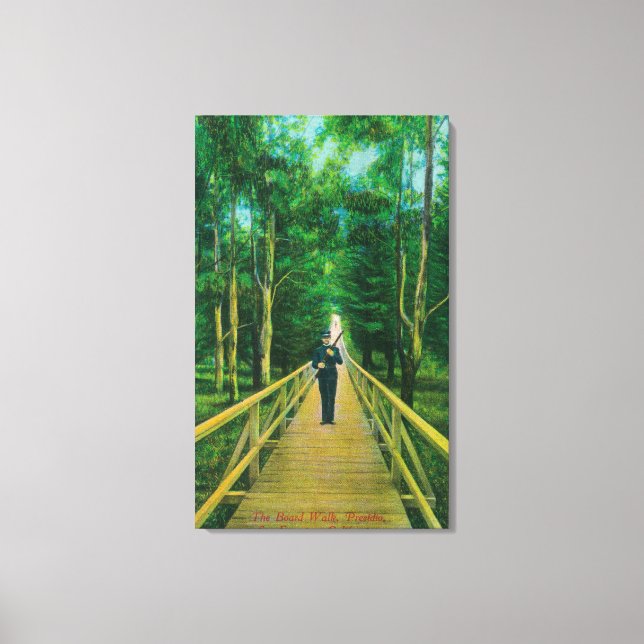 Boardwalk View at the Presidio Canvas Print (Front)