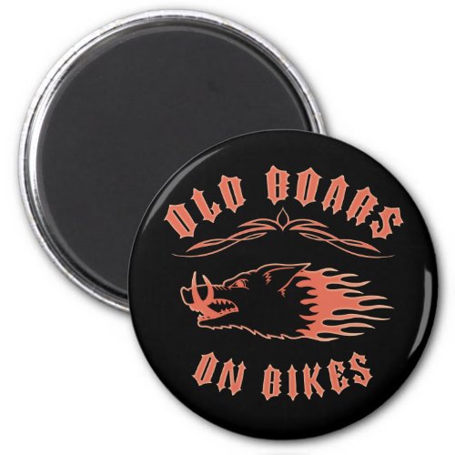 Boars on Bikes Magnet