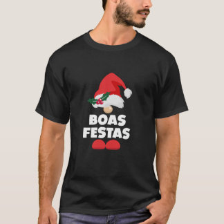 Boas Festas Portugal Portuguese Happy Christmas T-Shirt