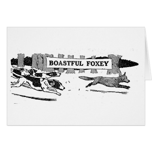 Boastful Foxy Cards (Front Horizontal)