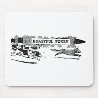 Boastful Foxy Mouse Pad
