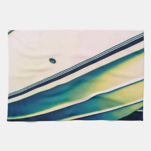 Boat Abstract in Blue Kitchen Towels