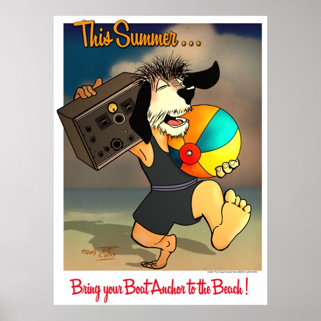 Boat Anchor Beach Poster (Front)