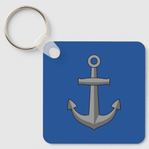 Boat Anchor Cartoon Keychain