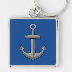 Boat Anchor Cartoon Keychain