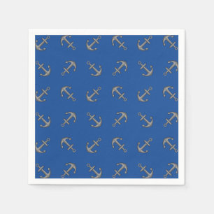 Boat Anchor Cartoon Napkins