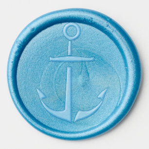 Boat Anchor Cartoon Wax Seal Sticker