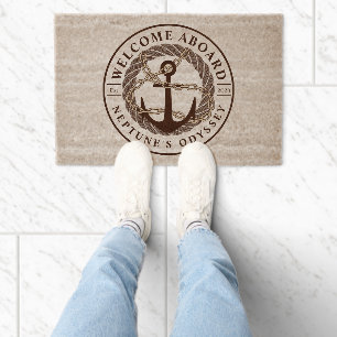 Boat Anchor Fiber Doormat