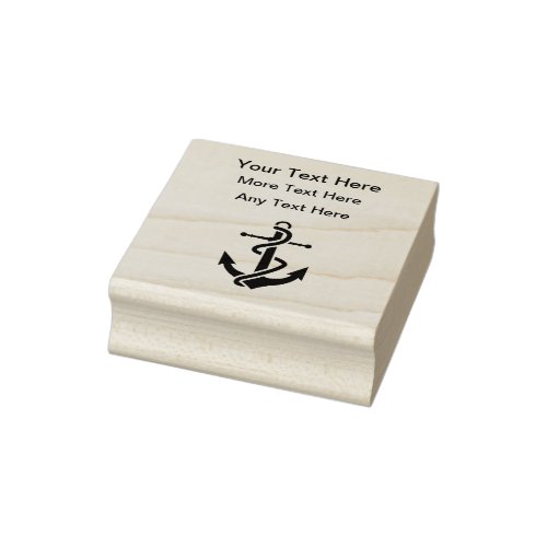 Boat Anchor Marine Rubber Stamp