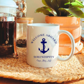 Boat Anchor Personalized Coffee Mug