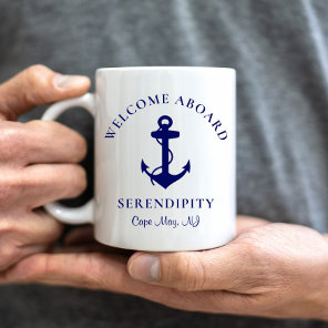 Boat Anchor Personalized Coffee Mug