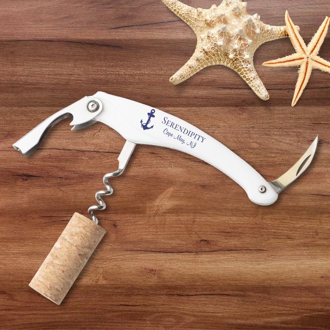 Boat Anchor Personalized Waiter's Corkscrew (Creator Uploaded)