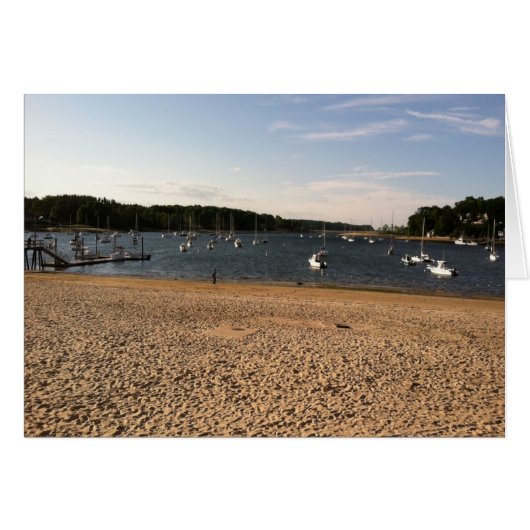 BOAT AND BEACH SCENE CARDS (Front Horizontal)