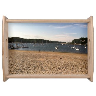 BOAT AND BEACH SCENE