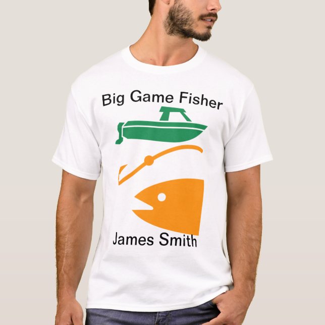 Boat and Fishing T-Shirt (Front)