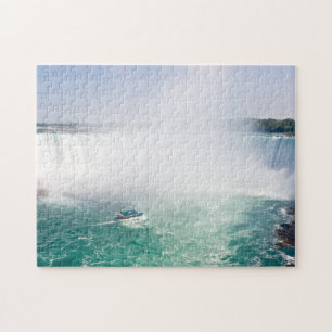 Boat and Horseshoe Falls from Niagara Falls Jigsaw Puzzle