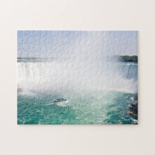 Boat and Horseshoe Falls from Niagara Falls Jigsaw Puzzle