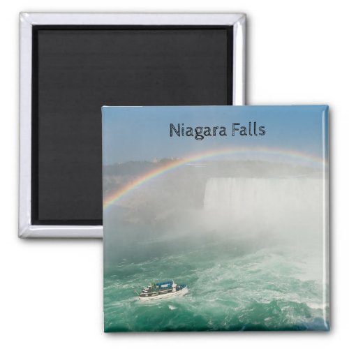 Boat and Horseshoe Falls from Niagara Falls Magnet