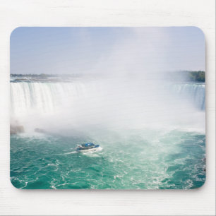 Boat and Horseshoe Falls from Niagara Falls Mouse Pad