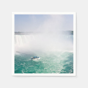 Boat and Horseshoe Falls from Niagara Falls Napkins