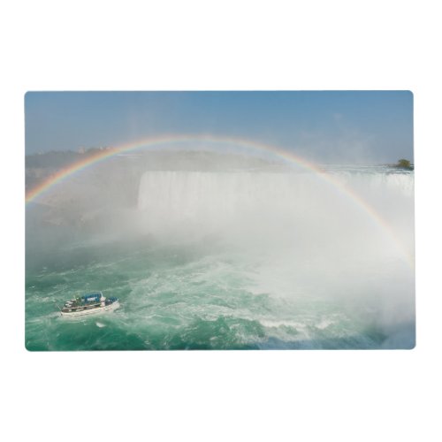 Boat and Horseshoe Falls from Niagara Falls Placemat