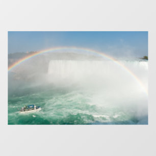 Boat and Horseshoe Falls from Niagara Falls Window Cling