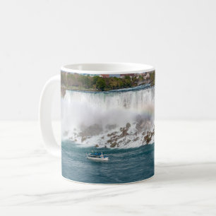 Boat at American Falls from Niagara Falls Coffee Mug