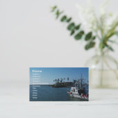 Boat at Oceanside, CA-Business cards (Standing Front)