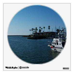 Boat at Oceanside CA Wall Decal