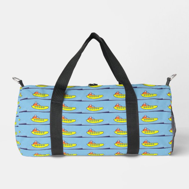 Boat at sea duffle bag (Front)