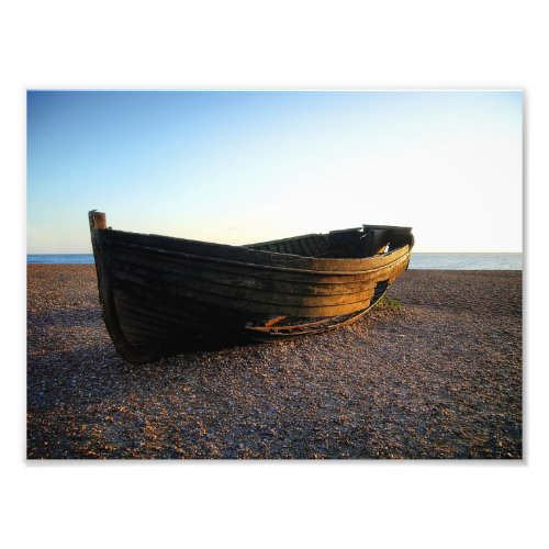 Boat at Sundown Photo Print