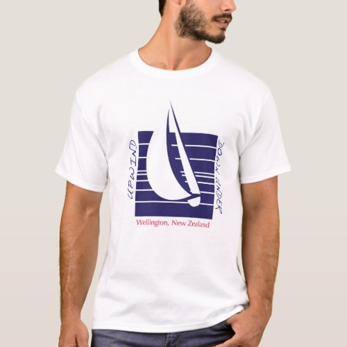 Boat Blue Square_UpDown Wellington t_shirt