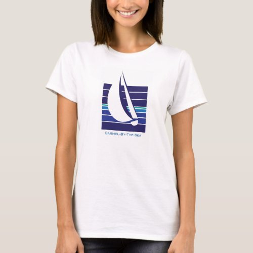 Boat Blues Square_Carmel_by_the_sea t_shirt