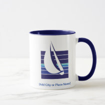 Boat Blues Square_Namedrop mug Boat Blues Square_Namedrop mug