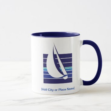 Boat Blues Square_Namedrop mug