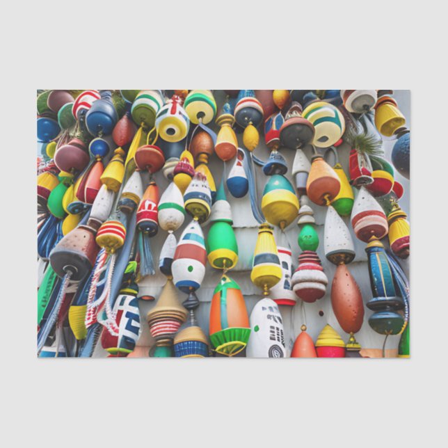 Boat Buoys Tissue Paper (Front)