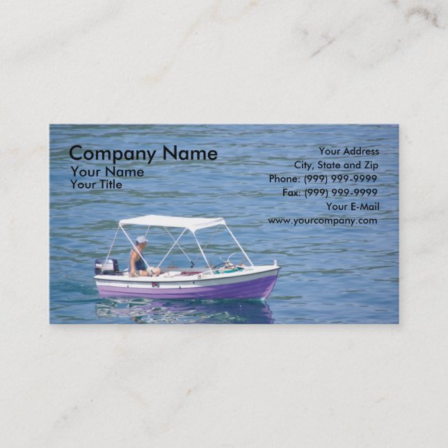Boat Business Card (Front)