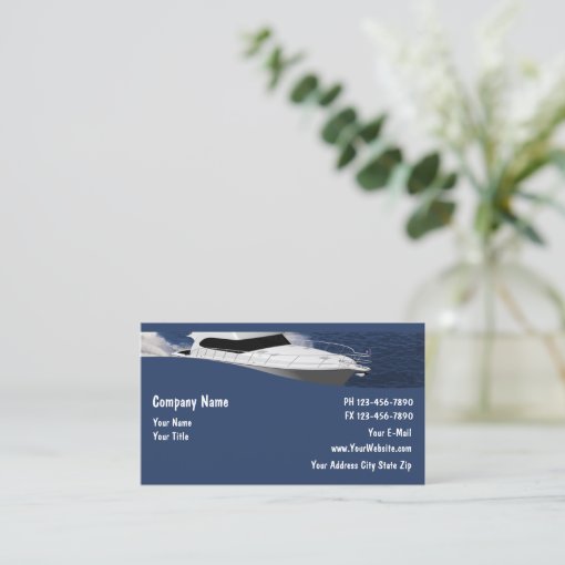 Boat Business Cards | Zazzle