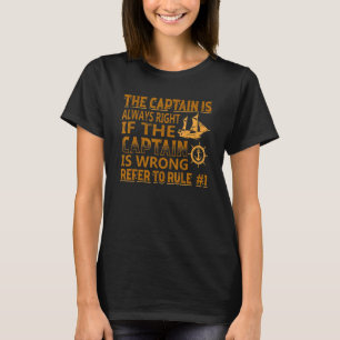 Boat Captain Cruise Rules T-Shirt