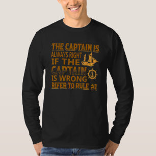 Boat Captain Cruise Rules T-Shirt