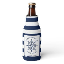 Boat Captain Customized Bottle Cooler Boat Captain Customized Bottle Cooler