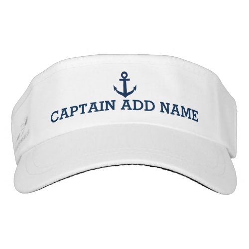 Boat captain hats | nautical anchor sun visor cap Boat captain hats nautical anchor sun visor cap