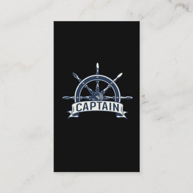 Boat Captain Humor Boating Sailor Business Card (Front)