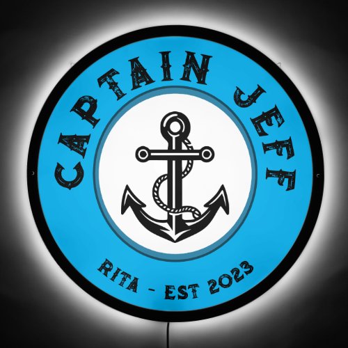 Boat Captain Illuminated Sign