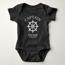 Boat Captain In Training (Personalize Name) Baby Bodysuit Boat Captain In Training (Personalize Name) Baby Bodysuit