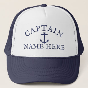 Captain hat fisherman fish fishing boat sailing' Trucker Cap