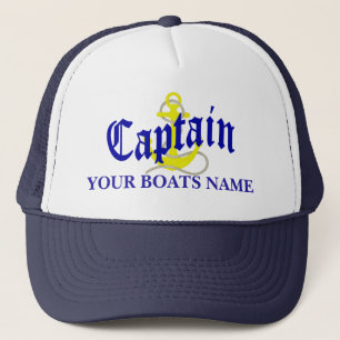 Boat Captains anchor Trucker Hat