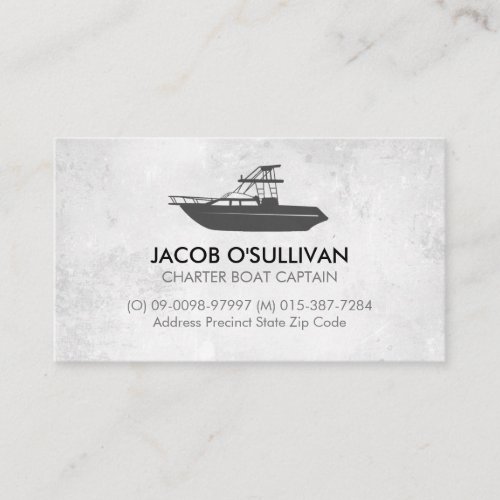 Boat Charter Fishing Business Card
