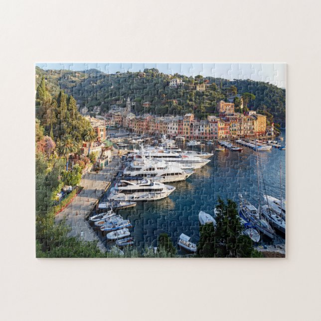 boat city harbor  jigsaw puzzle (Horizontal)